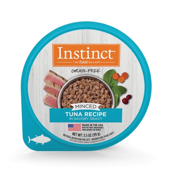 Alimento Instinct Original Minced Cups Para Gato Sabor Atún