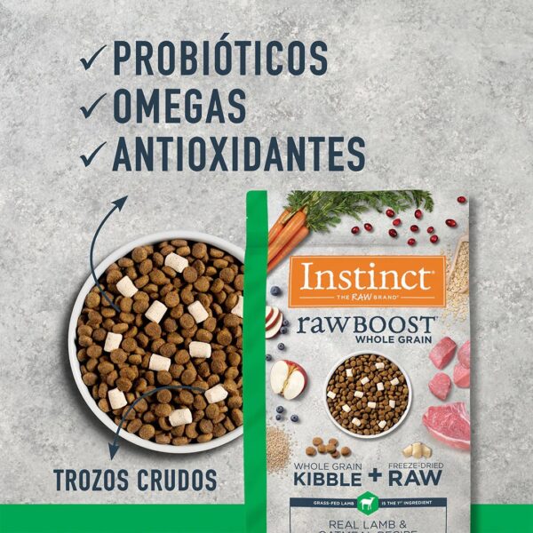 Instinct Raw Boost de Cordero con Granos y Avena para Perros 9.07 kg - Image 6