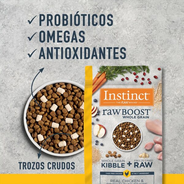 Instinct Raw Boost de Pollo con Granos y Arroz Integral - Para Perros (20 lb) - Image 6