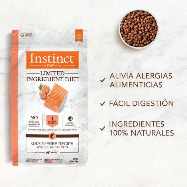 Instinct LID Salmón - Para Perros (4 lb) - Image 3
