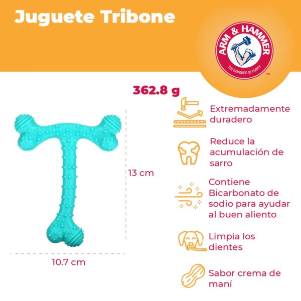 Juguete para Perro en forma de T-Bone, Limpia dientes, Sabor Mantequilla de Maní - Image 5