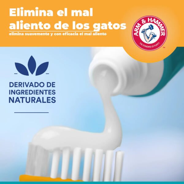 Kit Pasta Dental con Cepillo para Gato, Elimina Sarro y Mal Aliento - Image 3