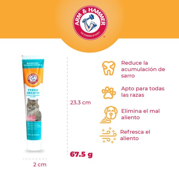 Kit Pasta Dental con Cepillo para Gato, Elimina Sarro y Mal Aliento - Image 6