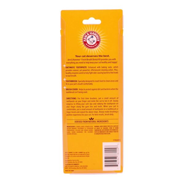 Kit Pasta Dental con Cepillo para Gato, Elimina Sarro y Mal Aliento - Image 2