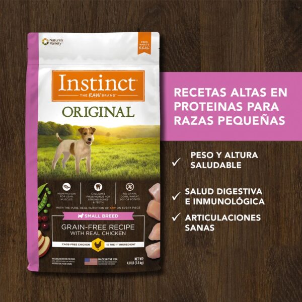 Instinct Pollo - Para Perros de Razas Pequeñas (1.8 kg) - Image 6