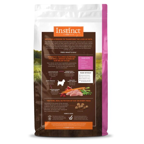 Instinct Pollo - Para Perros de Razas Pequeñas (1.8 kg) - Image 2