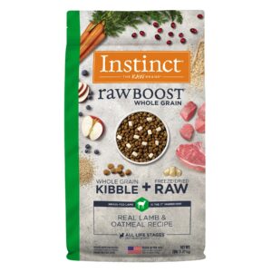 Instinct Raw Boost de Cordero con Granos y Avena para Perros 9.07 kg